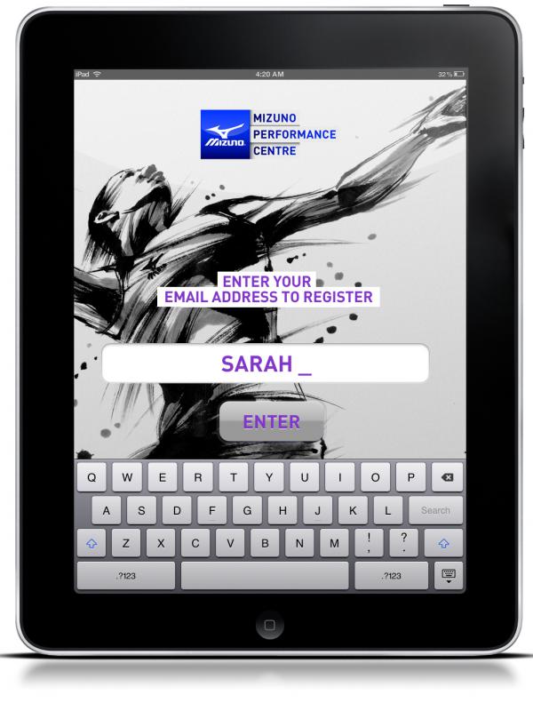 Mizuno Performance Centre iPad Application