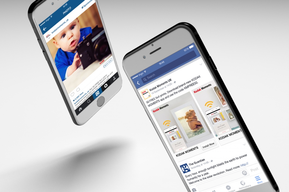 Kodak Moments App Social Ads